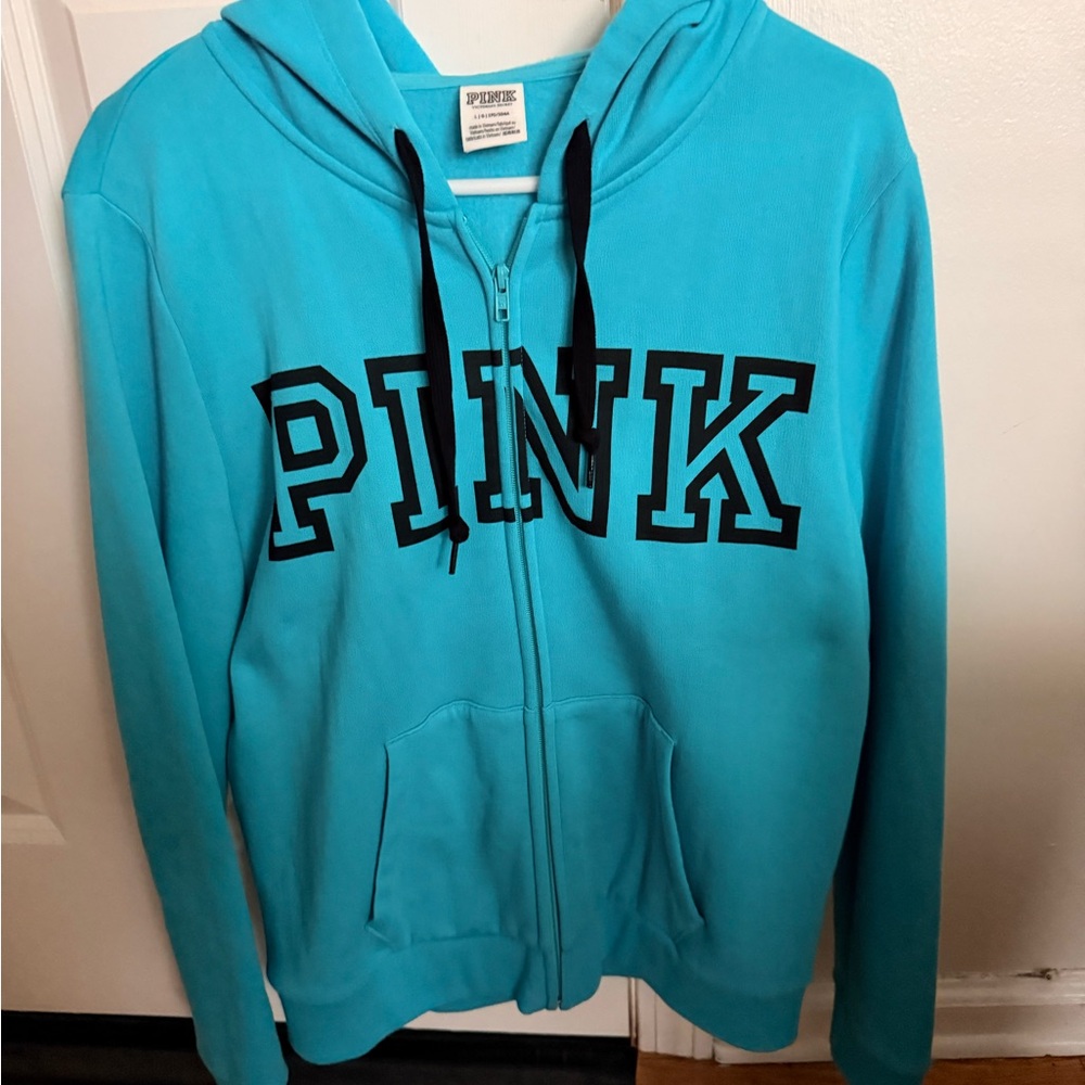 PINK Victoria's Secret Turquoise Hoodie